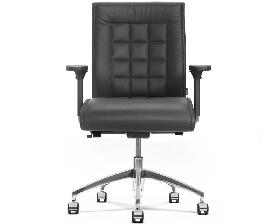 ergonomic executive chair with comfortable height adjustable arms